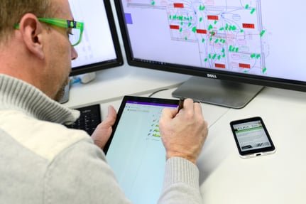 ELKA-Tec Team bei der Arbeit